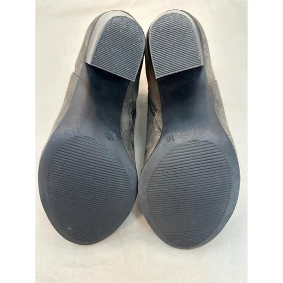 Limelight Jena Faux Suede Tan Ankle Booties, Gray. Size: 10 - Picture 15 of 16